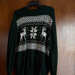 Dockers Dark Green Cotton Sweater